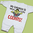 Cuteness Counts Personalized Halloween Fleece Romper 61459X
